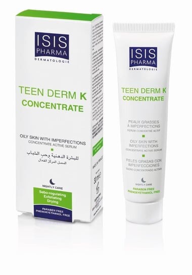 Кераторегулирующая сыворотка для жирной и склонной к акне кожи, 30 мл ISIS Pharma Teen Derm K, Ekopharm
Кераторегулирующая сыворотка для жирной и склонной к акне кожи, 30 мл ISIS Pharma Teen Derm K, Ekopharm