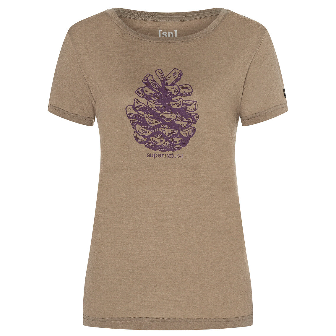 Рубашка из мериноса Super Natural Women's Pine Cone Tee, цвет Brindle/Purple Passion
Рубашка из мериноса Super Natural Women's Pine Cone Tee, цвет Brindle/Purple Passion