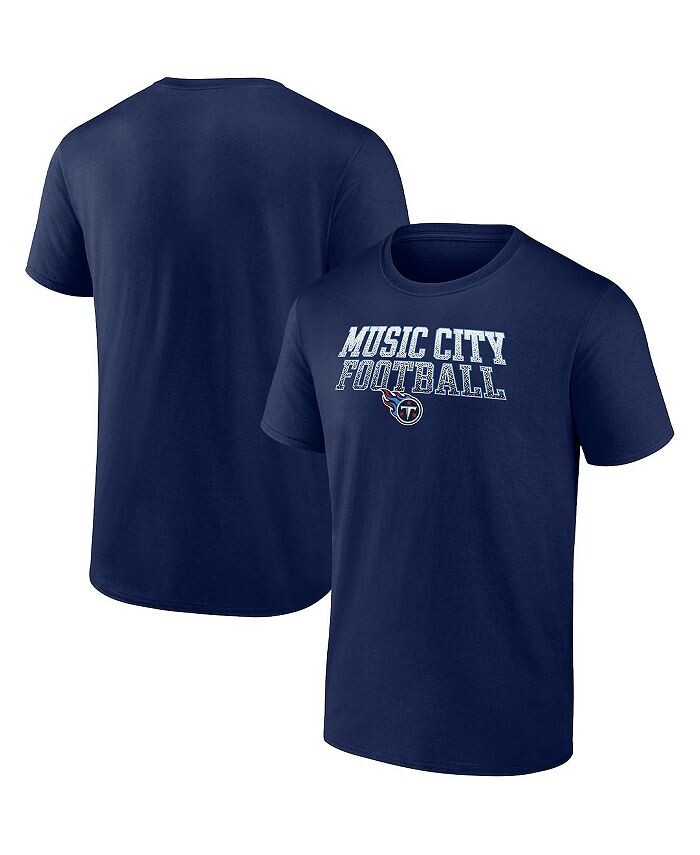 Мужская темно-синяя футболка с фирменным логотипом Tennessee Titans Music City Football Heavy Hitter Fanatics, синий
Мужская темно-синяя футболка с фирменным логотипом Tennessee Titans Music City Football Heavy Hitter Fanatics, синий
