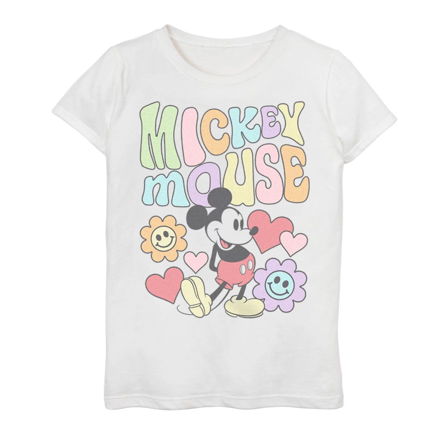 Футболка с рисунком «Сердца и цветы» для девочек 7–16 лет Disney's Mickey Mouse Licensed Character
Футболка с рисунком «Сердца и цветы» для девочек 7–16 лет Disney's Mickey Mouse Licensed Character