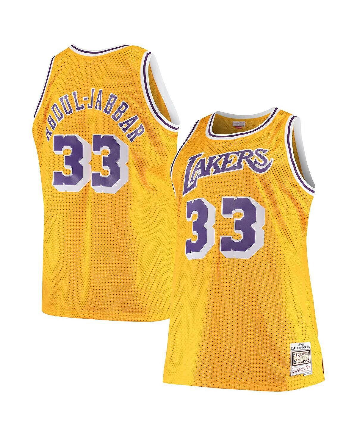 Мужская футболка kareem abdul-jabbar gold los angeles lakers big and tall hardwood classics jersey Mitchell & Ness
Мужская футболка kareem abdul-jabbar gold los angeles lakers big and tall hardwood classics jersey Mitchell & Ness
