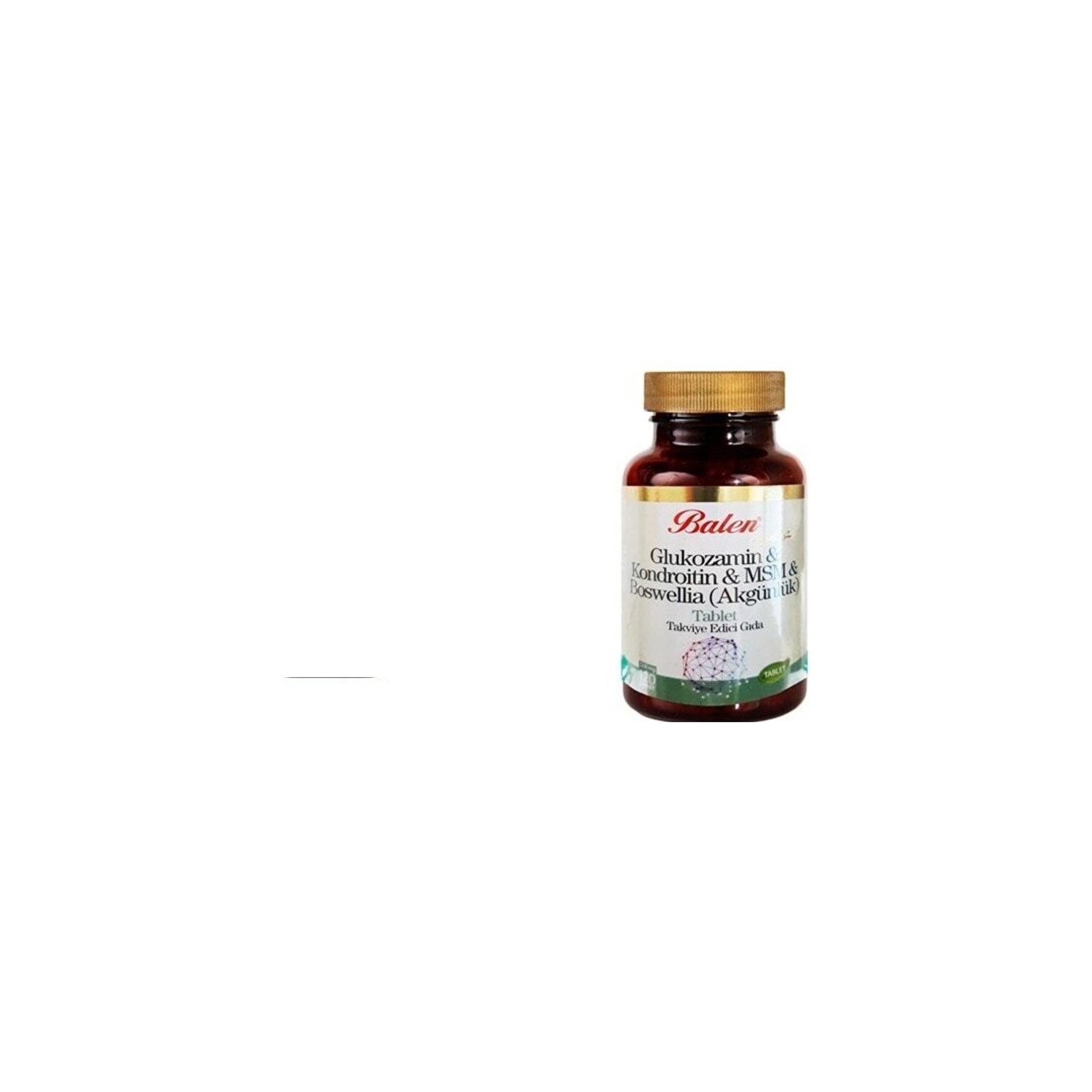Активная добавка Balen Glucosamine Chondroitin Msm Boswellia Akgunluk Tablet, 120 капсул, 1200 мг
Активная добавка Balen Glucosamine Chondroitin Msm Boswellia Akgunluk Tablet, 120 капсул, 1200 мг
