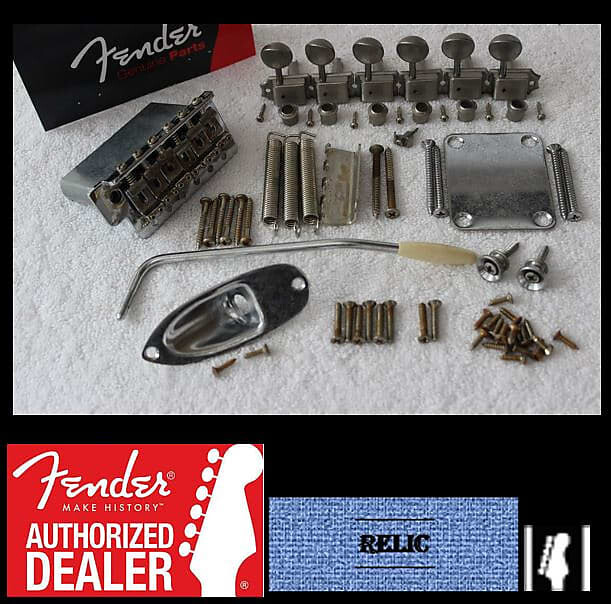 Комплект Fender Aged/Relic 2 1/16" Chrome Stratocaster с тюнерами 007-1014-049 007-1014-049 Standard Stratocaster Vintage-Style Bridge Assembly
Комплект Fender Aged/Relic 2 1/16" Chrome Stratocaster с тюнерами 007-1014-049 007-1014-049 Standard Stratocaster Vintage-Style Bridge Assembly