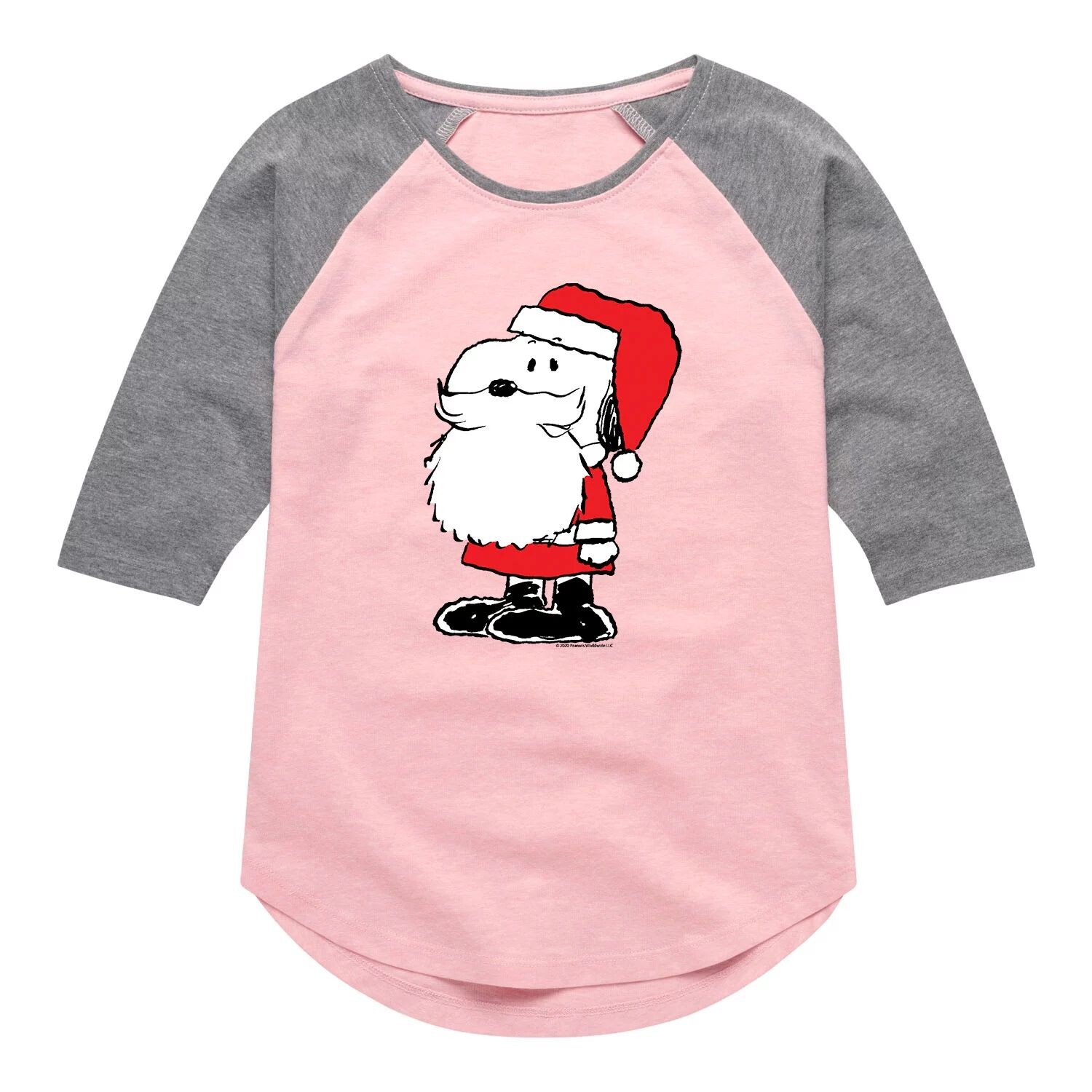 Топ с рисунком реглан для девочек 7–16 лет Peanuts Santa Snoopy Licensed Character
Топ с рисунком реглан для девочек 7–16 лет Peanuts Santa Snoopy Licensed Character