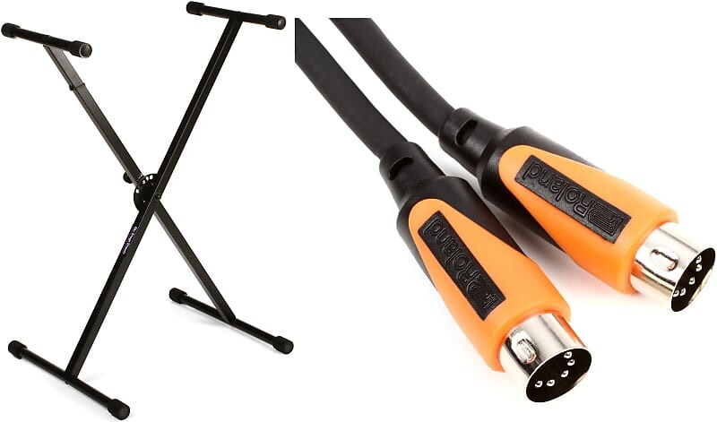 Набор стоек On-Stage KS7190 Classic Single-X с MIDI-кабелем Roland RMIDI-B3 Black Series — 3 фута Roland + On-Stage RMIDI-B3=1 KS7190=1
Набор стоек On-Stage KS7190 Classic Single-X с MIDI-кабелем Roland RMIDI-B3 Black Series — 3 фута Roland + On-Stage RMIDI-B3=1 KS7190=1