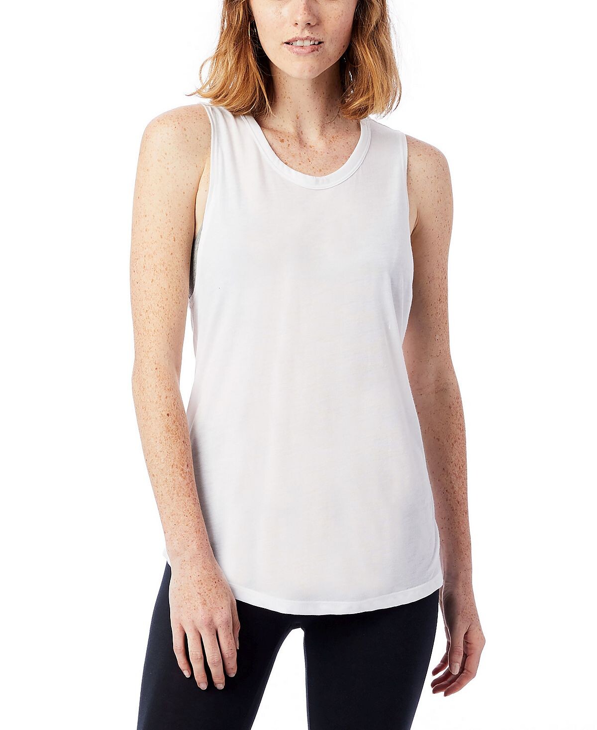 Женская майка с обтягивающим принтом alternative apparel slinky jersey muscle Macy's, белый
Женская майка с обтягивающим принтом alternative apparel slinky jersey muscle Macy's, белый
