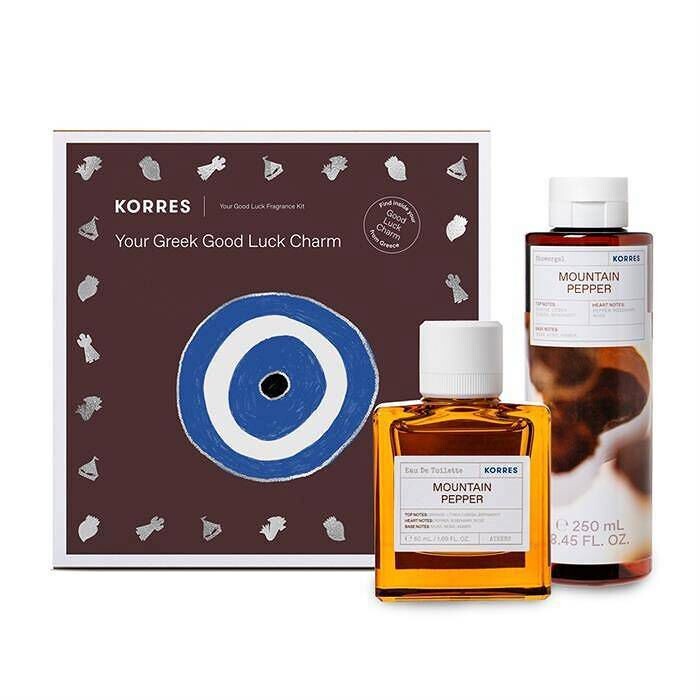 Korres Mountain Pepper набор: туалетная вода женская, 50 мл + гель для душа, 250 мл + браслет, 1 шт.
Korres Mountain Pepper набор: туалетная вода женская, 50 мл + гель для душа, 250 мл + браслет, 1 шт.