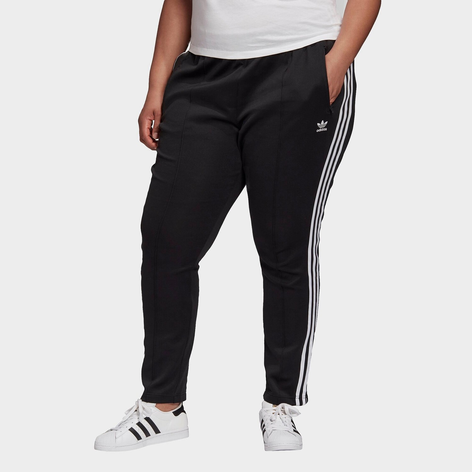 Женские спортивные штаны Adidas Originals Primeblue SST (большие размеры), черный
Женские спортивные штаны Adidas Originals Primeblue SST (большие размеры), черный