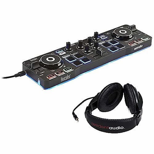 Комплект Resident Audio R100 Hercules DJControl Starlight со светодиодной подсветкой и стереонаушниками
Комплект Resident Audio R100 Hercules DJControl Starlight со светодиодной подсветкой и стереонаушниками