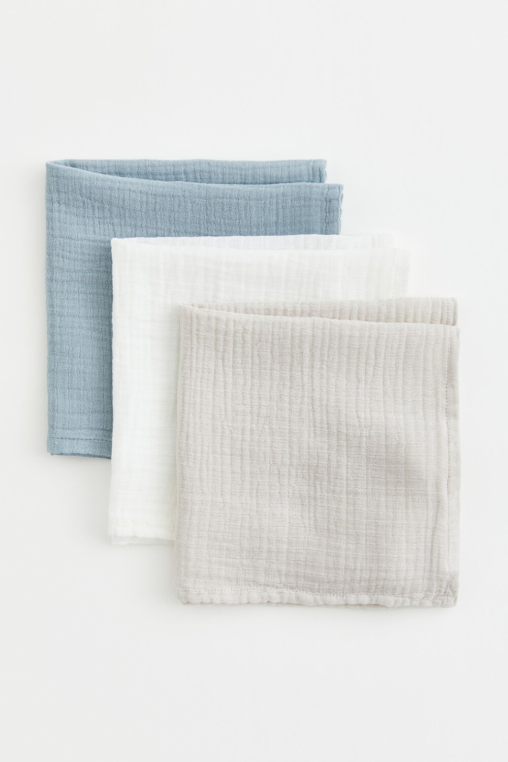 Комплект пледов H&M Home Muslin Comfort 40х40 см, 3 предмета, светло-бирюзовый/белый
Комплект пледов H&M Home Muslin Comfort 40х40 см, 3 предмета, светло-бирюзовый/белый