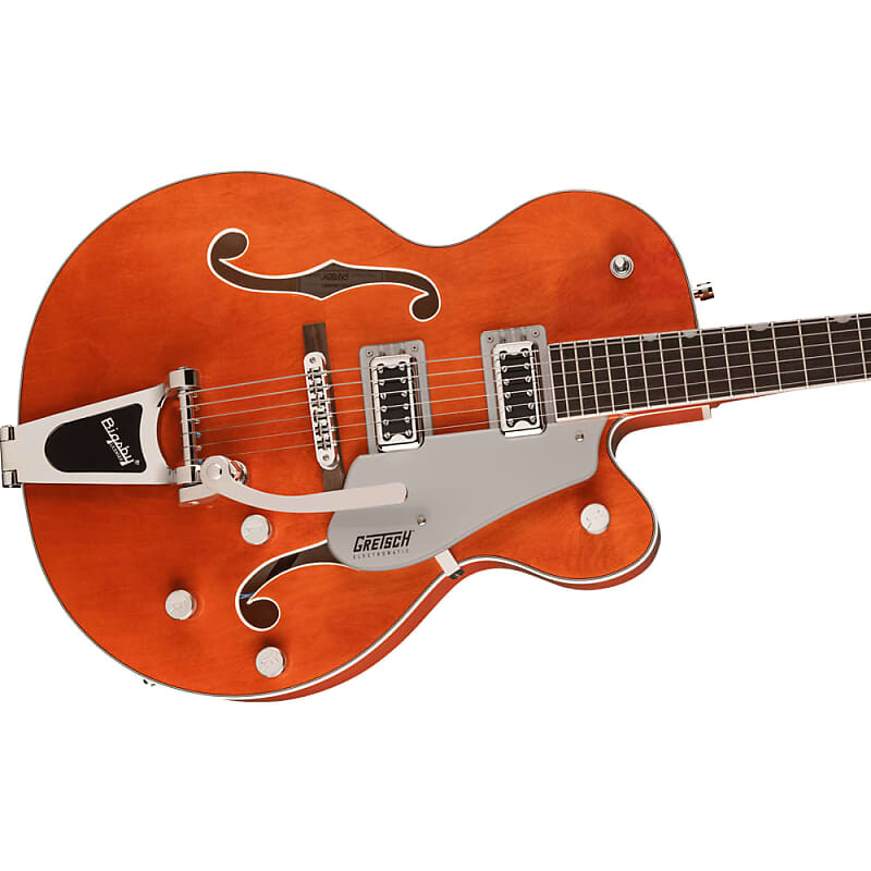 Gretsch G5420T Electromatic Classic Hollow Body Single Cut с Bigsby, накладка на гриф Laurel, оранжевое пятно 2506115512
Gretsch G5420T Electromatic Classic Hollow Body Single Cut с Bigsby, накладка на гриф Laurel, оранжевое пятно 2506115512