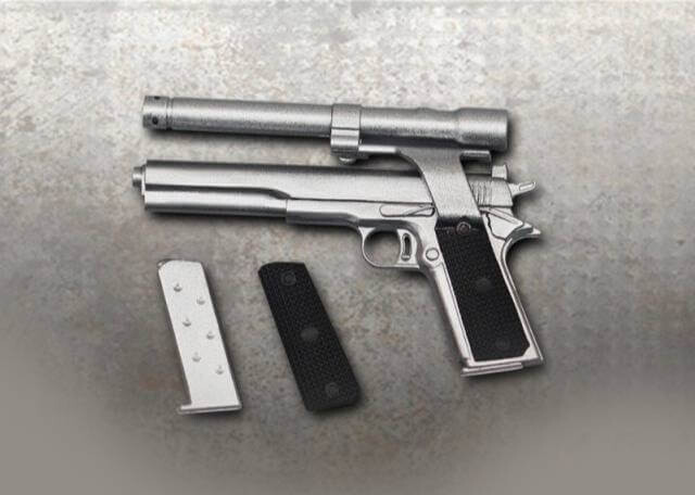 Аксессуар для фигурок WJST1942 M1911 Extended Edition (Silver) 1:6 Scale, 4 см
Аксессуар для фигурок WJST1942 M1911 Extended Edition (Silver) 1:6 Scale, 4 см