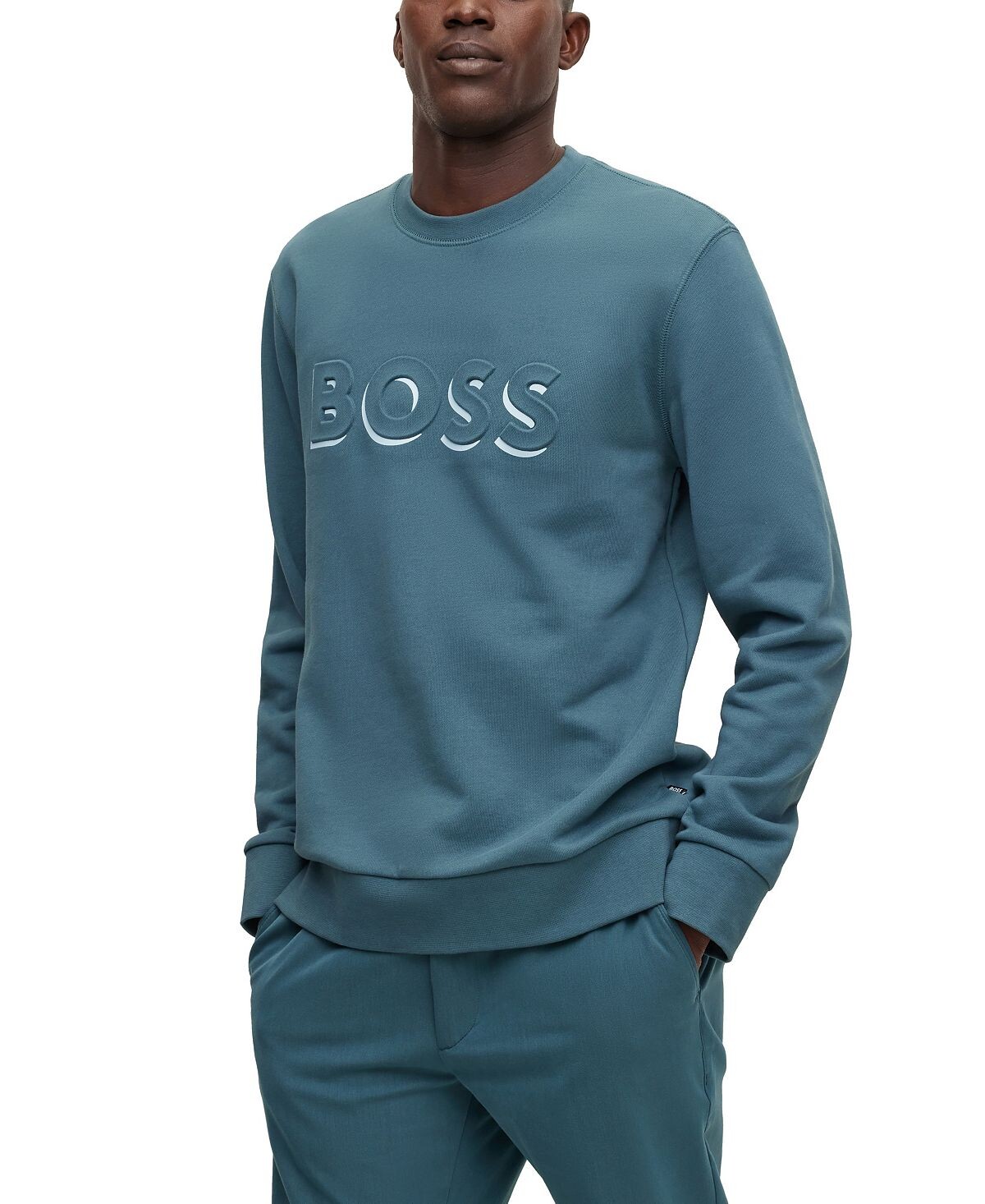 Мужская хлопковая толстовка с тиснением и принтом логотипа boss Hugo Boss, мульти
Мужская хлопковая толстовка с тиснением и принтом логотипа boss Hugo Boss, мульти