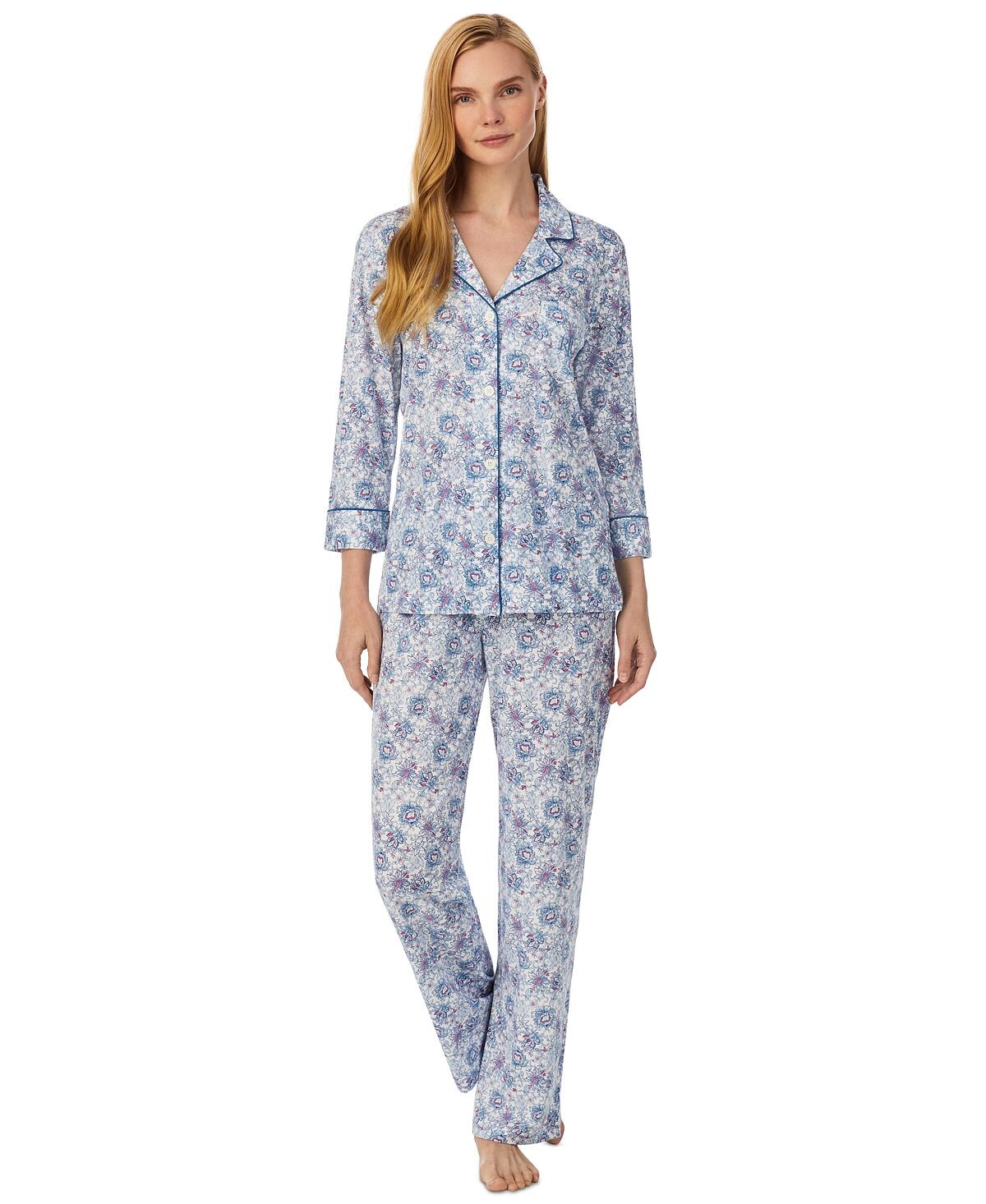 Женский пижамный комплект ralph lauren с рукавом 3/4 и брюками в тон Lauren Ralph Lauren, мульти
Женский пижамный комплект ralph lauren с рукавом 3/4 и брюками в тон Lauren Ralph Lauren, мульти