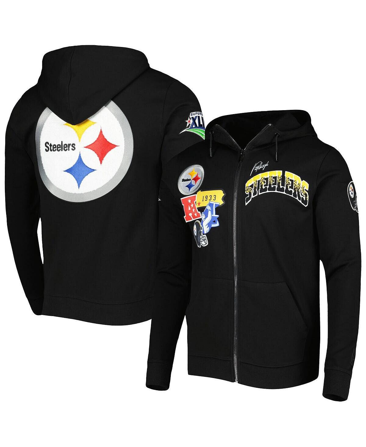 Мужская черная толстовка с капюшоном pittsburgh steelers hometown с молнией во всю длину Pro Standard, черный
Мужская черная толстовка с капюшоном pittsburgh steelers hometown с молнией во всю длину Pro Standard, черный