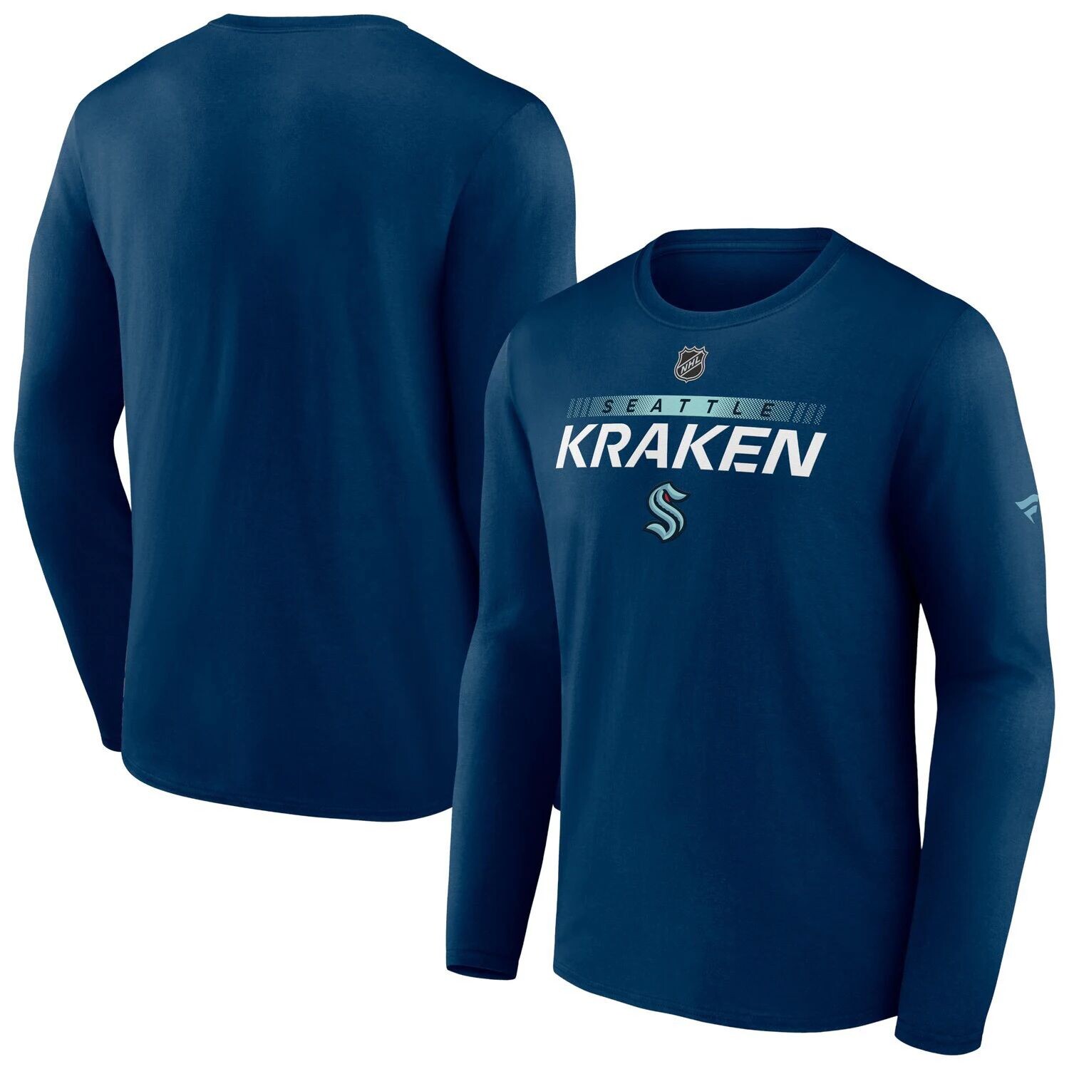 Мужская футболка Fanatics Deep Sea Blue Seattle Kraken Authentic Pro Core Collection Prime Wordmark с длинным рукавом
Мужская футболка Fanatics Deep Sea Blue Seattle Kraken Authentic Pro Core Collection Prime Wordmark с длинным рукавом