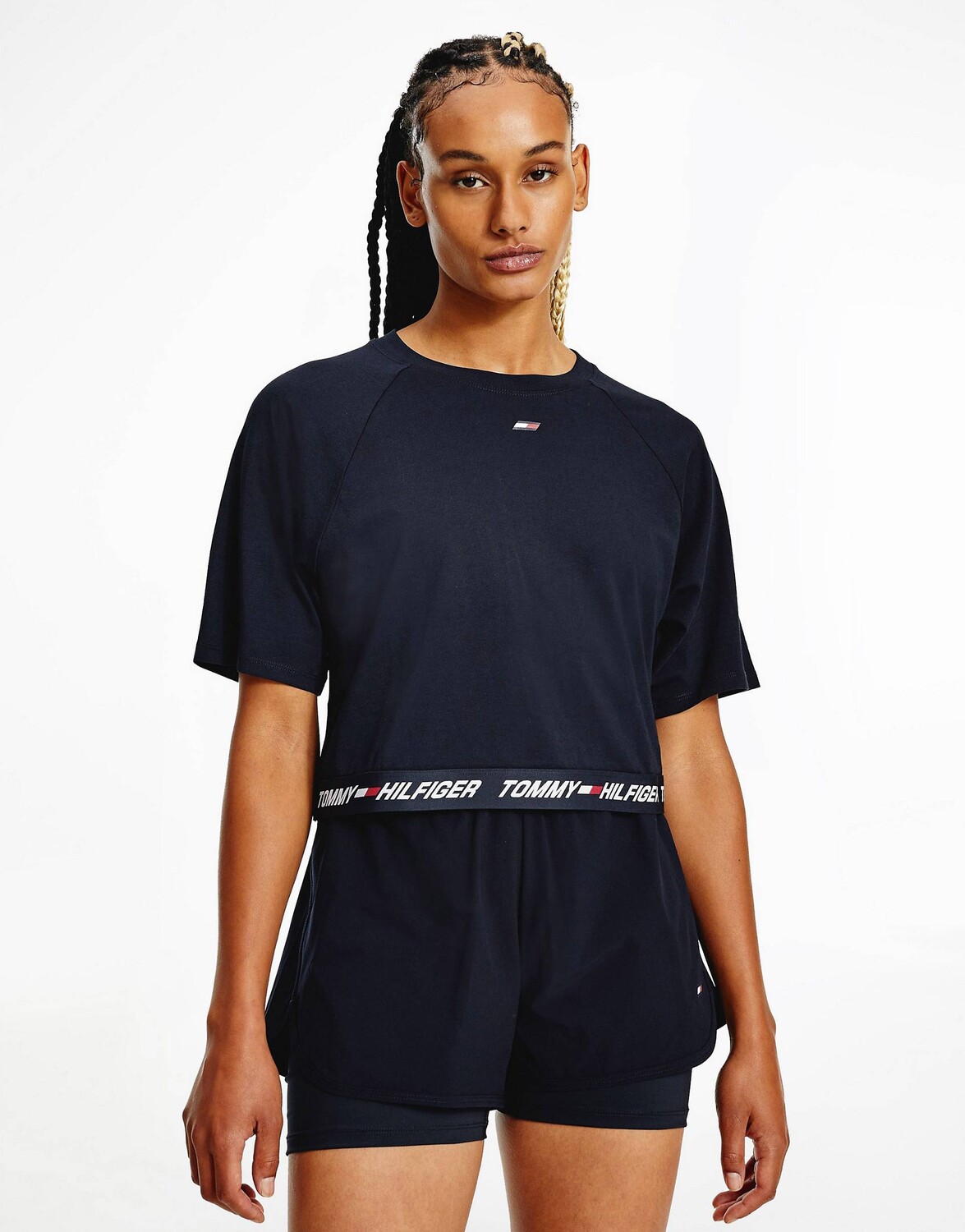Темно-синяя футболка свободного кроя с логотипом Tommy Hilfiger Sport, Синий
Темно-синяя футболка свободного кроя с логотипом Tommy Hilfiger Sport, Синий