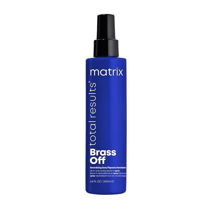 Matrix Total Results Brass Off спрей для волос нейтрализующий медный оттенок, 200 мл
Matrix Total Results Brass Off спрей для волос нейтрализующий медный оттенок, 200 мл