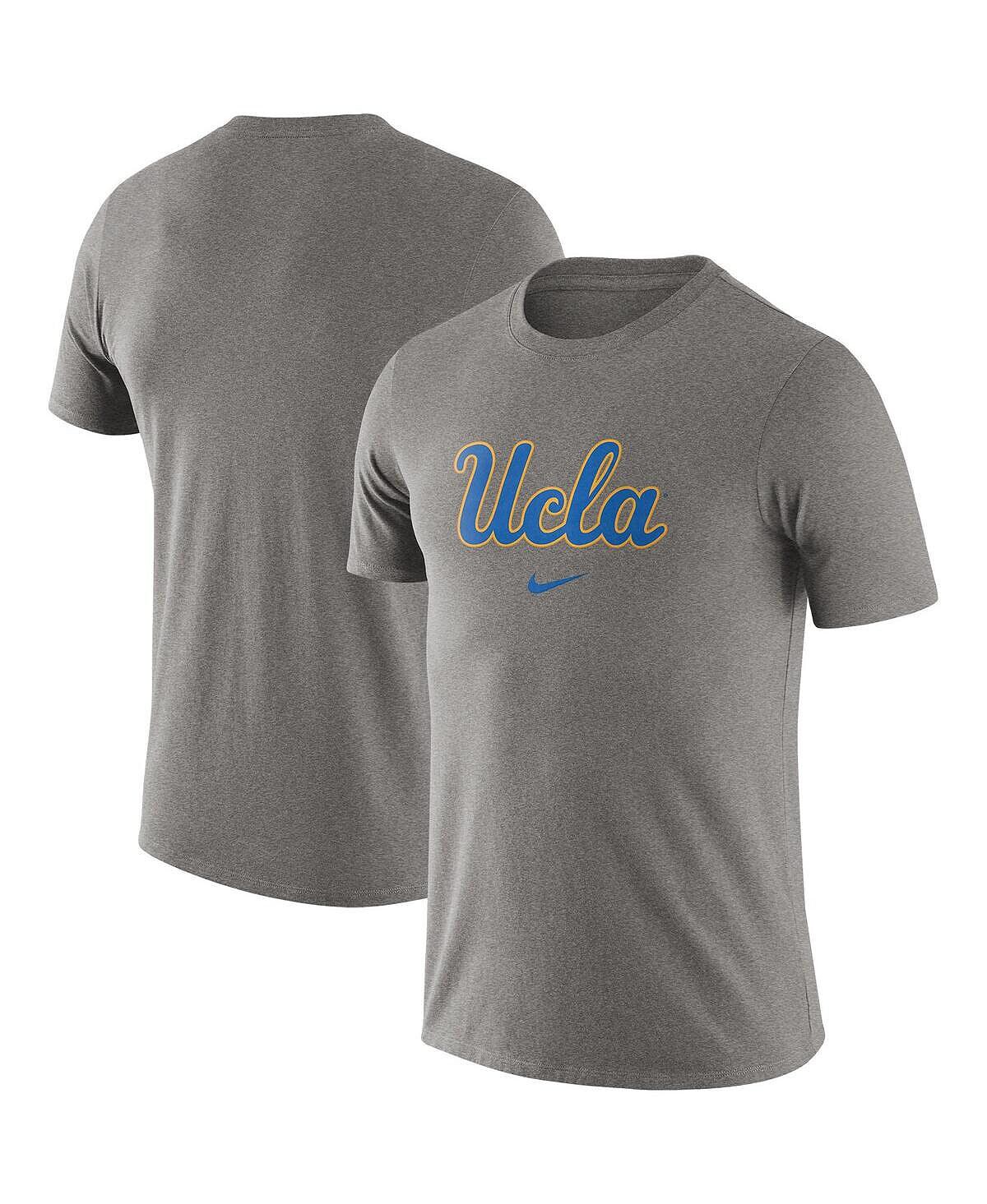 Мужская футболка с логотипом ucla bruins essential с меланжевым принтом серого цвета Nike, мульти
Мужская футболка с логотипом ucla bruins essential с меланжевым принтом серого цвета Nike, мульти