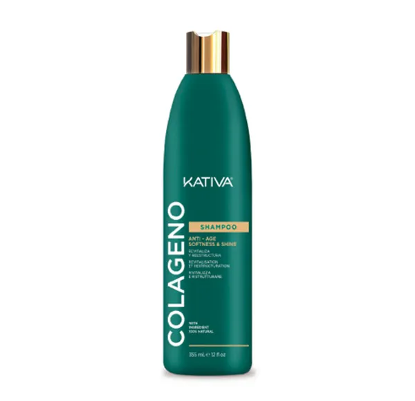 Восстанавливающий шампунь Colágeno Anti Age Softness & Shine Shampoo Kativa, 355 ml
Восстанавливающий шампунь Colágeno Anti Age Softness & Shine Shampoo Kativa, 355 ml