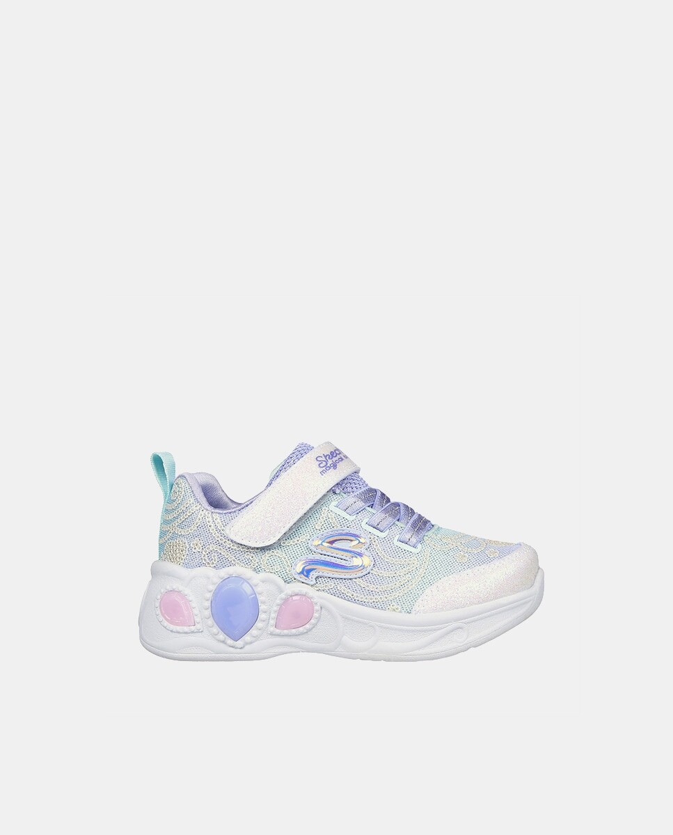 Кроссовки для маленьких девочек S Lights Princess Wishes с подсветкой Skechers, фиолетовый
Кроссовки для маленьких девочек S Lights Princess Wishes с подсветкой Skechers, фиолетовый
