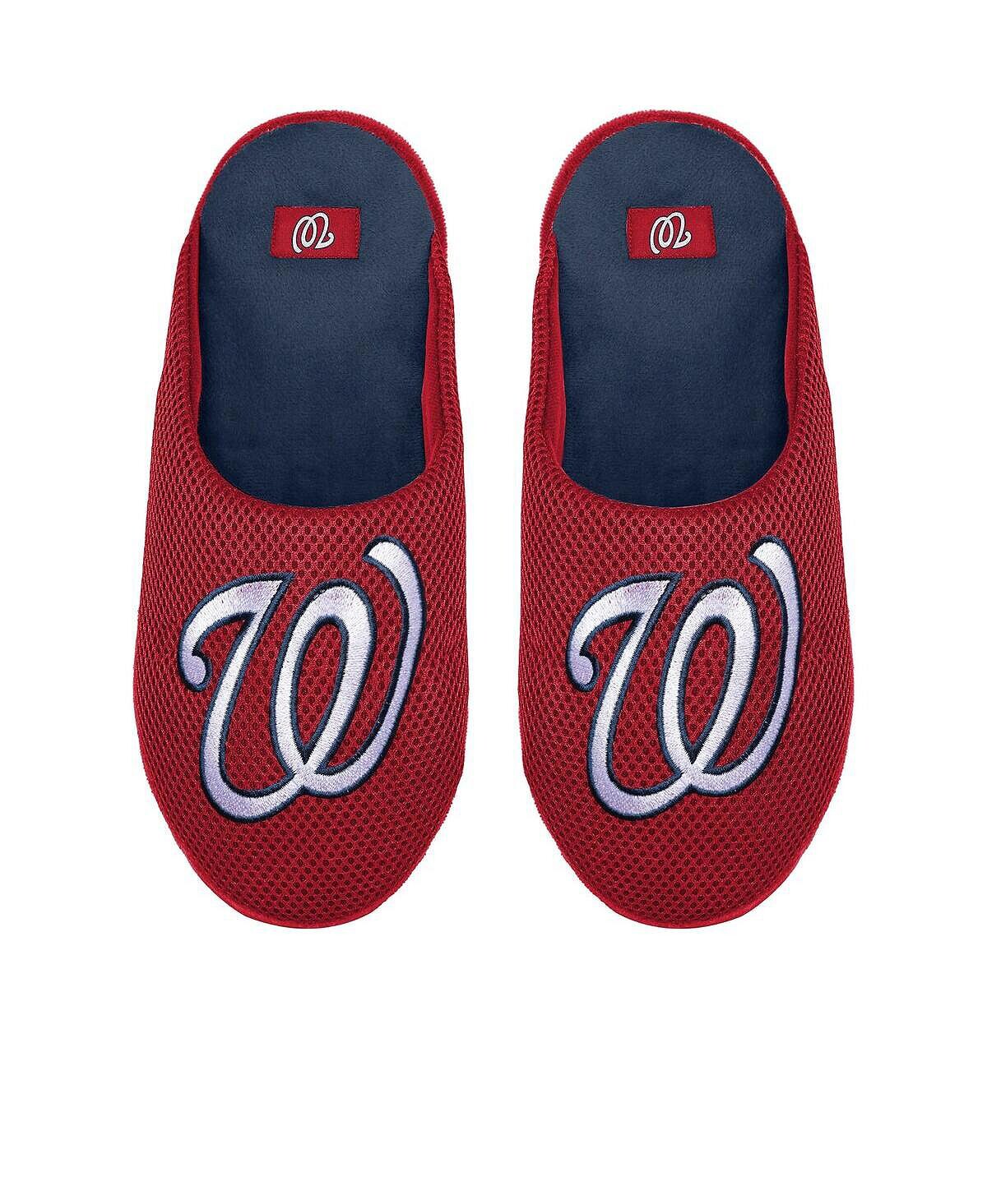 Мужские сетчатые тапочки washington nationals с большим логотипом и цветными блоками FOCO, красный
Мужские сетчатые тапочки washington nationals с большим логотипом и цветными блоками FOCO, красный