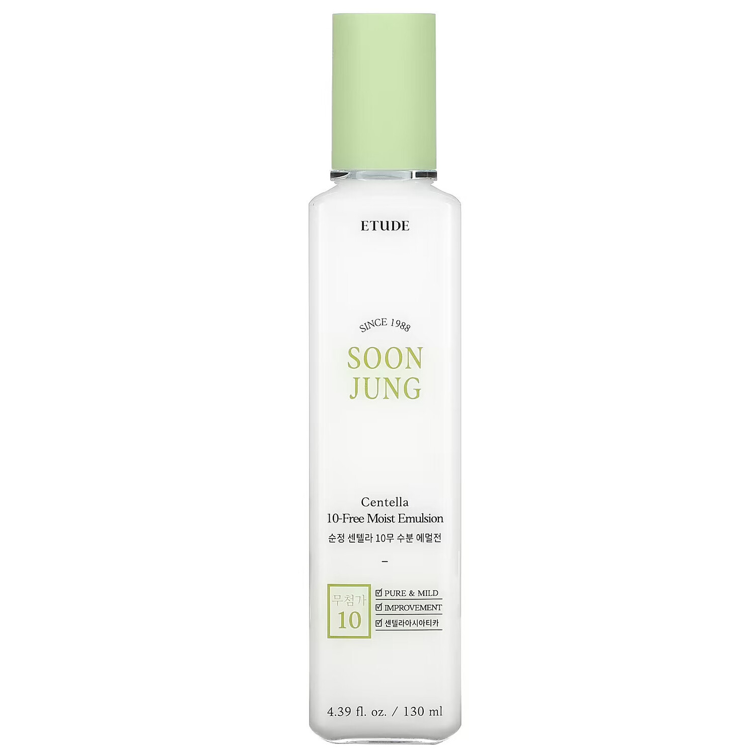 Etude, Soon Jung, увлажняющая эмульсия без центеллы 10, 130 мл (4,39 жидк. Унции)
Etude, Soon Jung, увлажняющая эмульсия без центеллы 10, 130 мл (4,39 жидк. Унции)