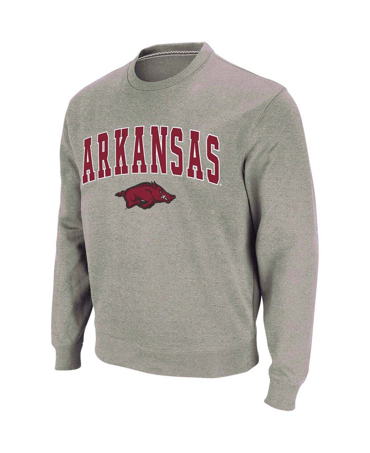 Мужская серая толстовка с круглым вырезом и логотипом arkansas razorbacks heather grey Colosseum, мульти
Мужская серая толстовка с круглым вырезом и логотипом arkansas razorbacks heather grey Colosseum, мульти