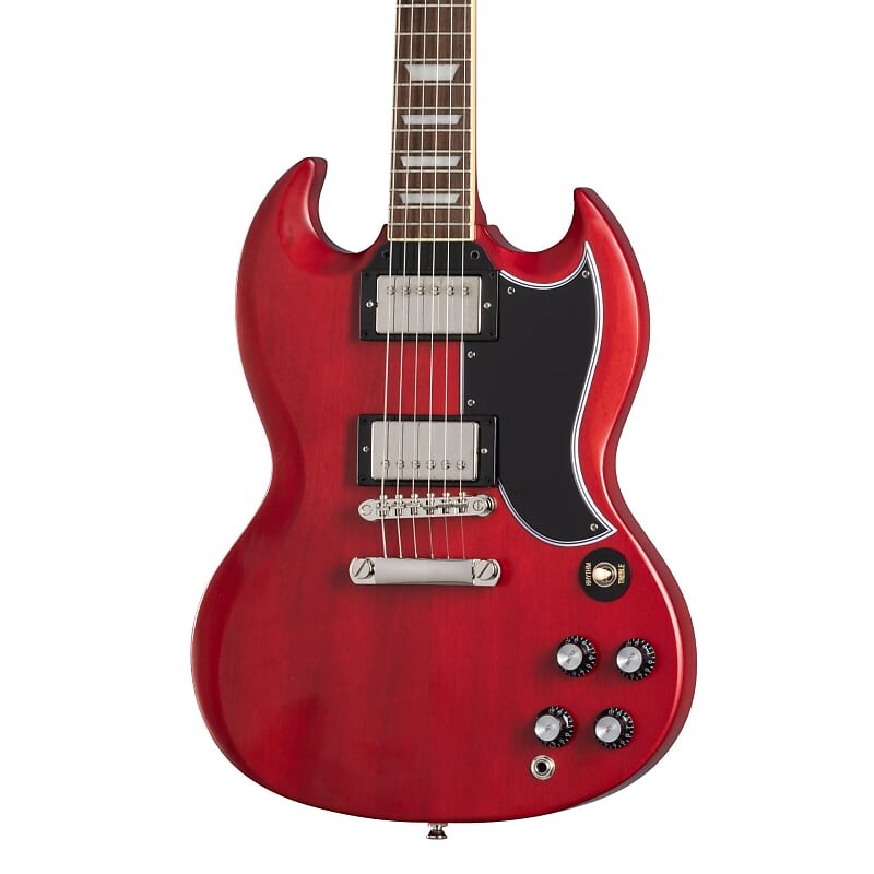 Epiphone 1961 Les Paul SG Standard IGC 60th Anniversary, Cherry 60 лет в футляре EIGC61SGACHNH1
Epiphone 1961 Les Paul SG Standard IGC 60th Anniversary, Cherry 60 лет в футляре EIGC61SGACHNH1