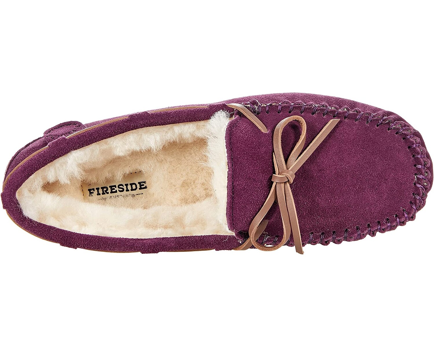 Слипперы Victoria Genuine Shearling Moccasin with Tie FIRESIDE by Dearfoams, баклажан
Слипперы Victoria Genuine Shearling Moccasin with Tie FIRESIDE by Dearfoams, баклажан