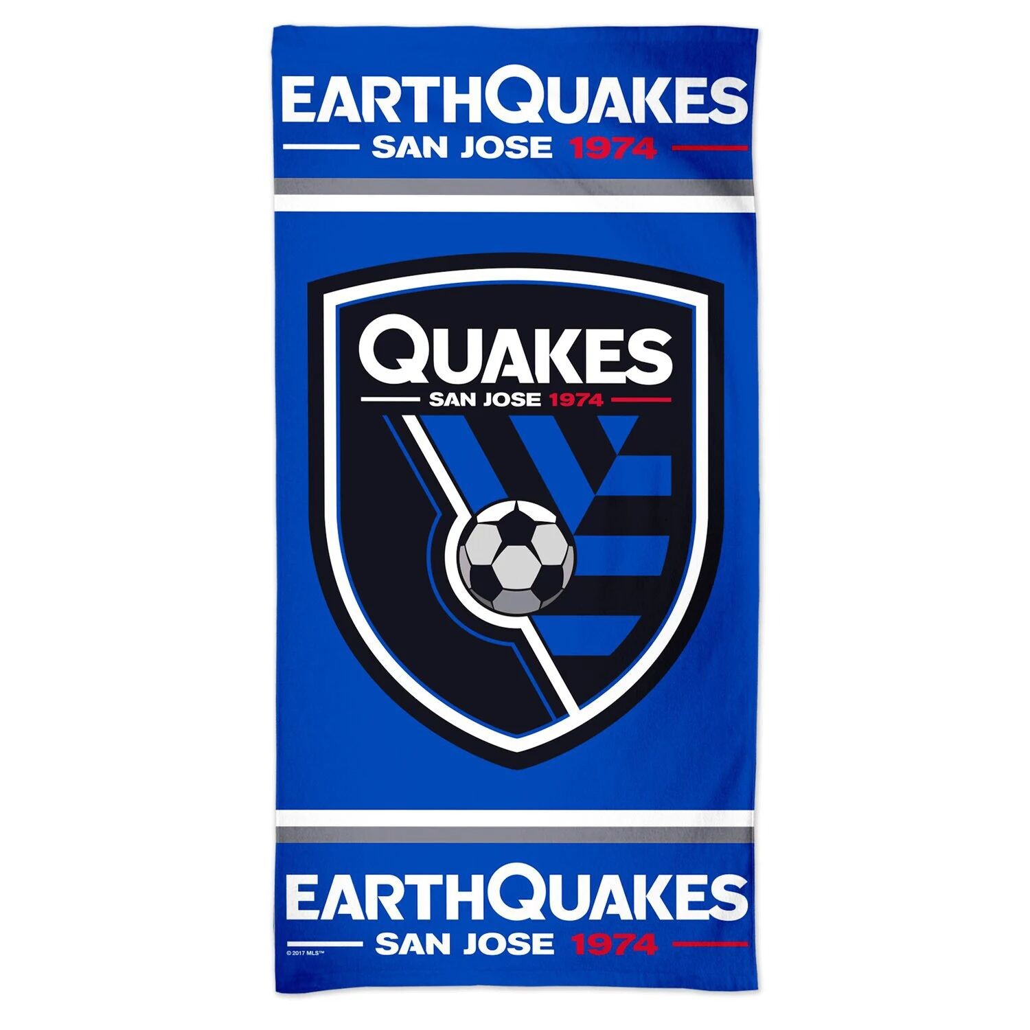 Полноцветное пляжное полотенце WinCraft San Jose Earthquakes 30 x 60 дюймов
Полноцветное пляжное полотенце WinCraft San Jose Earthquakes 30 x 60 дюймов