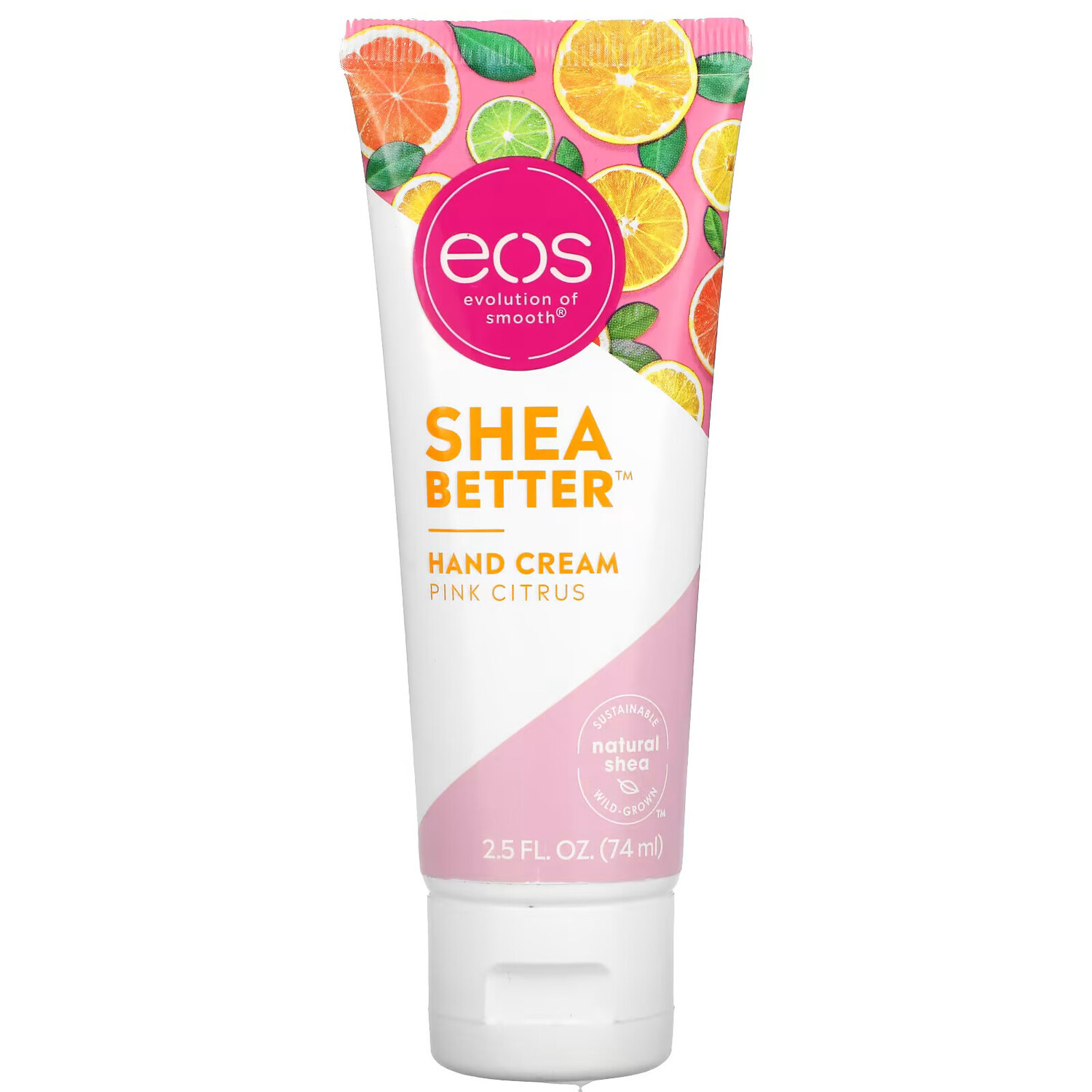 EOS, Shea Better, крем для рук с маслом ши, с ароматом цитрусовых, 74 мл (2,5 жидк. унции)
EOS, Shea Better, крем для рук с маслом ши, с ароматом цитрусовых, 74 мл (2,5 жидк. унции)