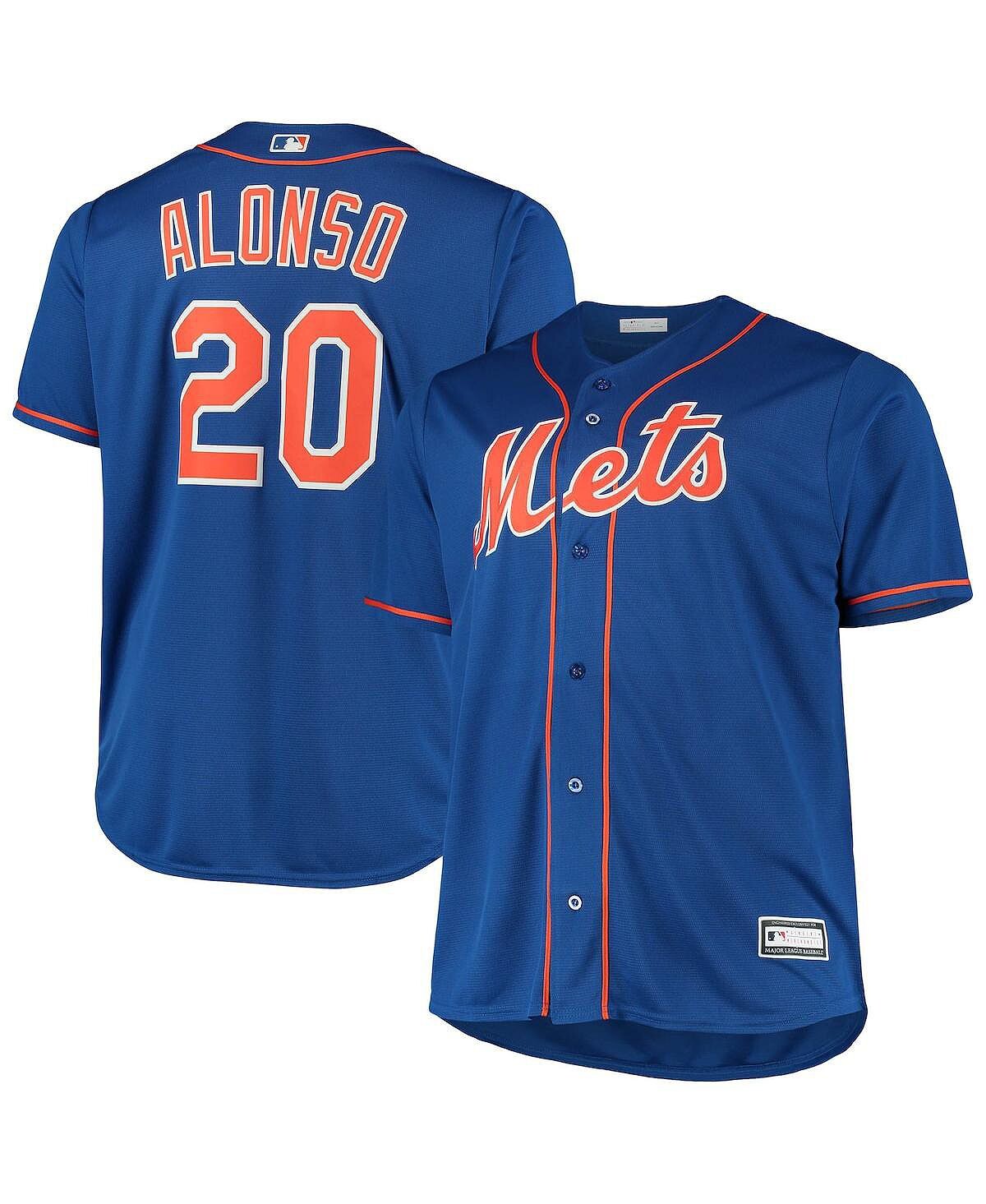 Мужская футболка с изображением Пита Алонсо Royal New York Mets Big and Tall Replica Player Profile
Мужская футболка с изображением Пита Алонсо Royal New York Mets Big and Tall Replica Player Profile