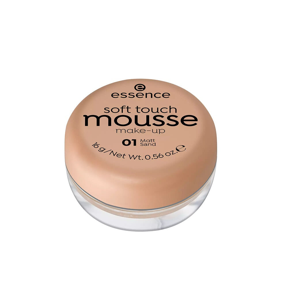 Essence Soft Touch Mousse Make-up Матирующая тональная основа-мусс 01 Matt Sand 16г
Essence Soft Touch Mousse Make-up Матирующая тональная основа-мусс 01 Matt Sand 16г