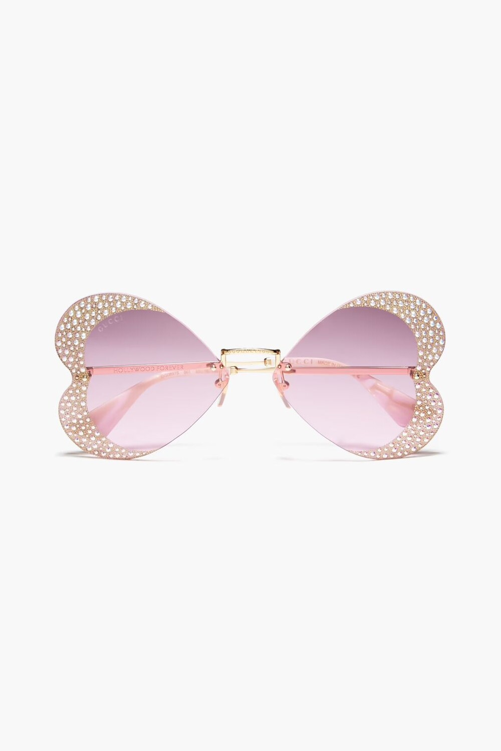 Солнцезащитные очки из ацетата с кристаллами и оправой-бабочкой Gucci, золото
Солнцезащитные очки из ацетата с кристаллами и оправой-бабочкой Gucci, золото