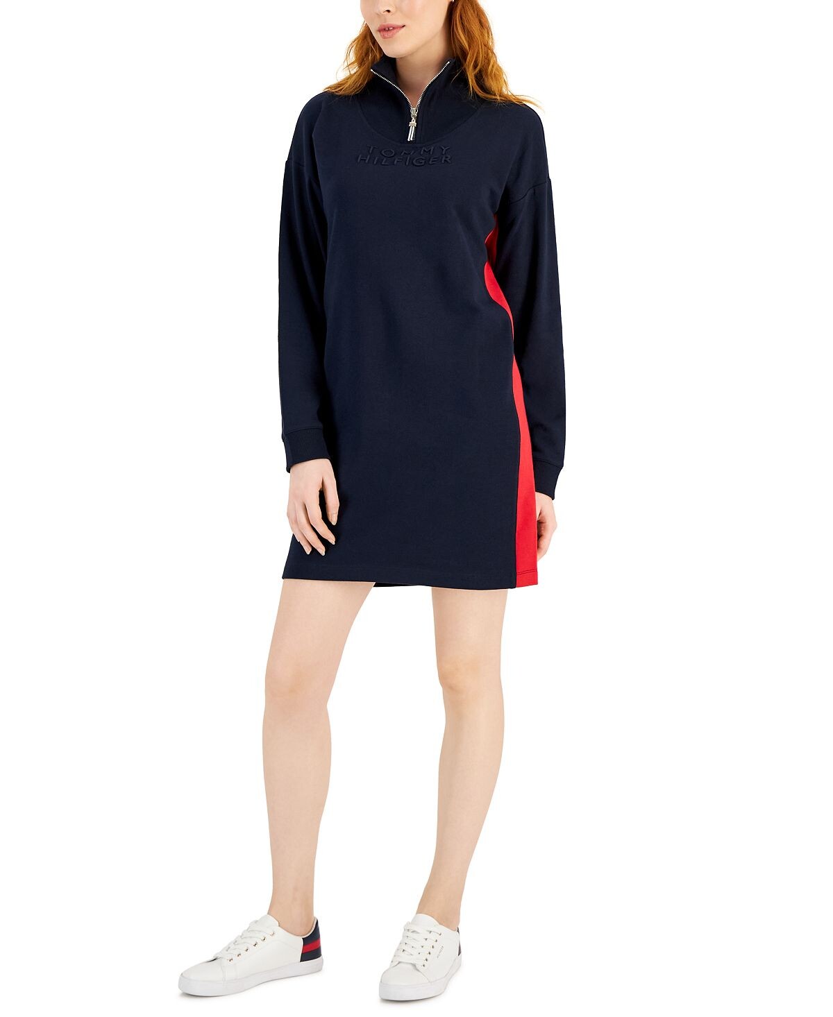 Женское платье-толстовка с длинными рукавами и воротником-стойкой Tommy Hilfiger, мульти
Женское платье-толстовка с длинными рукавами и воротником-стойкой Tommy Hilfiger, мульти
