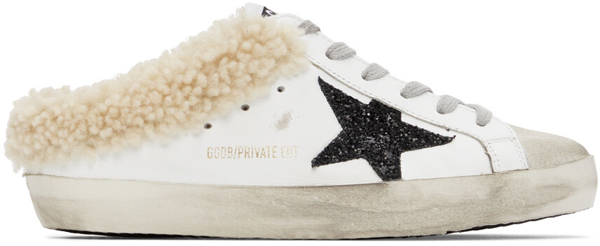 Эксклюзивные бело-черные кроссовки Super-Star из овечьей шерсти SSENSE Golden Goose, Черный
Эксклюзивные бело-черные кроссовки Super-Star из овечьей шерсти SSENSE Golden Goose, Черный