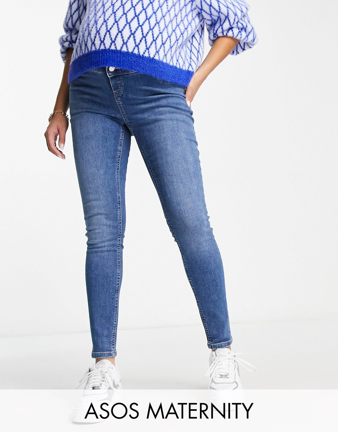 Синие джинсы скинни для беременных ASOS DESIGN Ultimate Maternity с завышенной талией
Синие джинсы скинни для беременных ASOS DESIGN Ultimate Maternity с завышенной талией