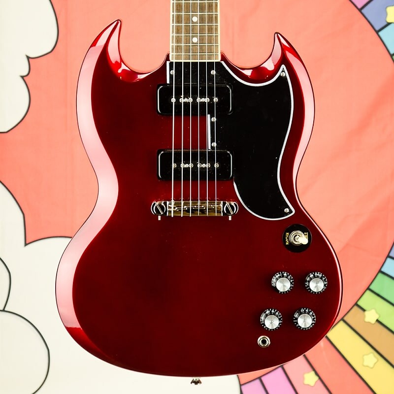 Epiphone Original SG Special (P-90) - Искрящаяся бордовая электрогитара EISPSBUNH1
Epiphone Original SG Special (P-90) - Искрящаяся бордовая электрогитара EISPSBUNH1