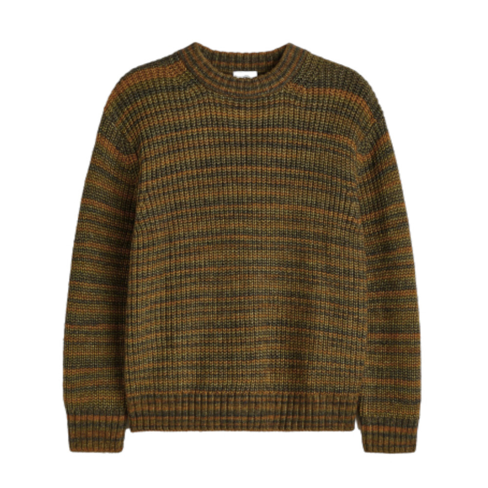 Джемпер трикотажный свободного кроя с принтом H&M Relaxed Fit Rib-knit Striped, зеленый
Джемпер трикотажный свободного кроя с принтом H&M Relaxed Fit Rib-knit Striped, зеленый