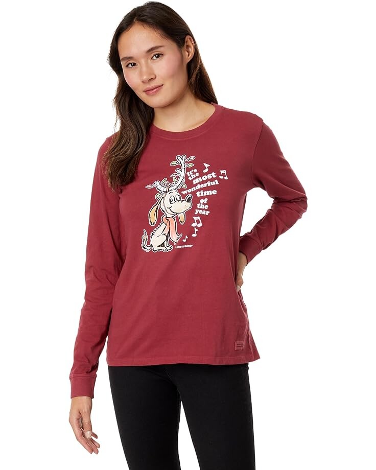 Футболка Life is Good Max Most Wonderful Time Long Sleeve Crusher, цвет Cranberry Red
Футболка Life is Good Max Most Wonderful Time Long Sleeve Crusher, цвет Cranberry Red
