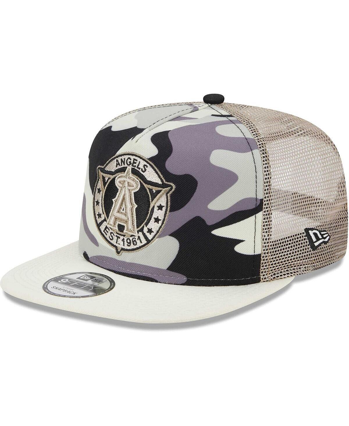 Мужская белая кепка Los Angeles Angels Chrome Camo A-Frame 9FIFTY Trucker Snapback New Era
Мужская белая кепка Los Angeles Angels Chrome Camo A-Frame 9FIFTY Trucker Snapback New Era