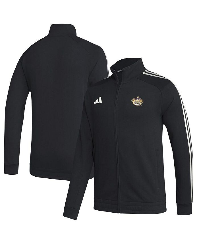 Мужская черная спортивная куртка с молнией во всю длину реглан Los Angeles Kings adidas, черный
Мужская черная спортивная куртка с молнией во всю длину реглан Los Angeles Kings adidas, черный