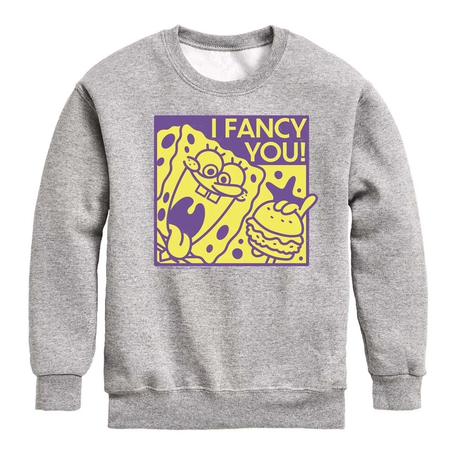 Флисовый свитшот «Губка Боб I Fancy You» для мальчиков 8–20 лет Licensed Character, серый
Флисовый свитшот «Губка Боб I Fancy You» для мальчиков 8–20 лет Licensed Character, серый