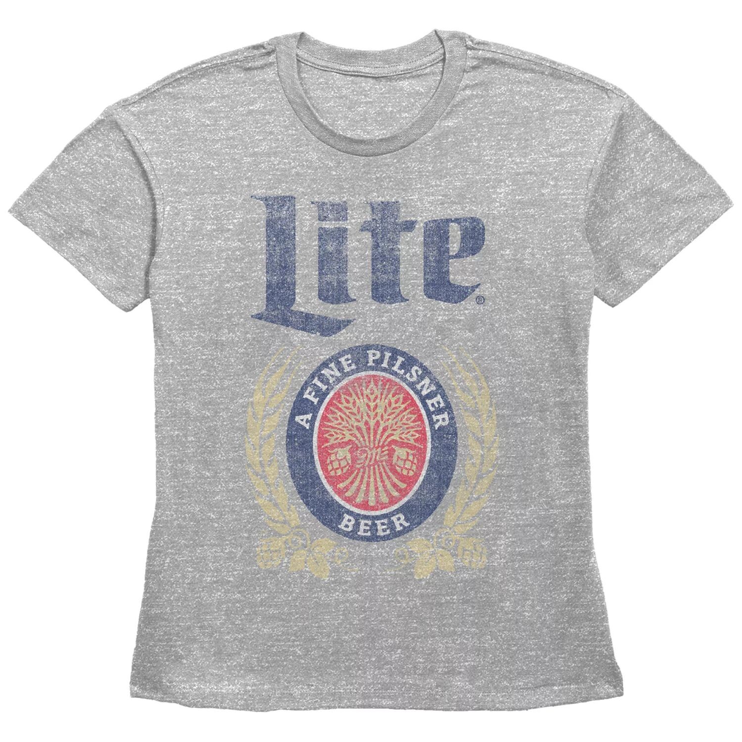 Футболка Miller Lite A Fine Pilsner Beer Crest для юниоров с рисунком Licensed Character
Футболка Miller Lite A Fine Pilsner Beer Crest для юниоров с рисунком Licensed Character