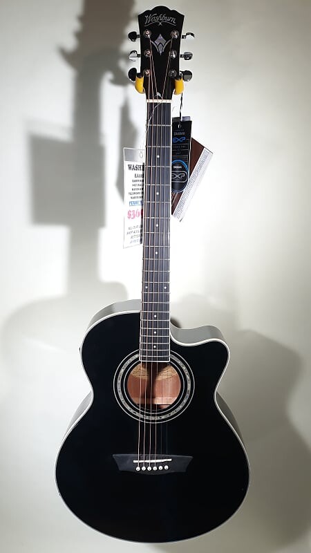 Акустическая гитара Washburn EA12B-A Acoustic/Electric Guitar Glossy Black Finish
Акустическая гитара Washburn EA12B-A Acoustic/Electric Guitar Glossy Black Finish
