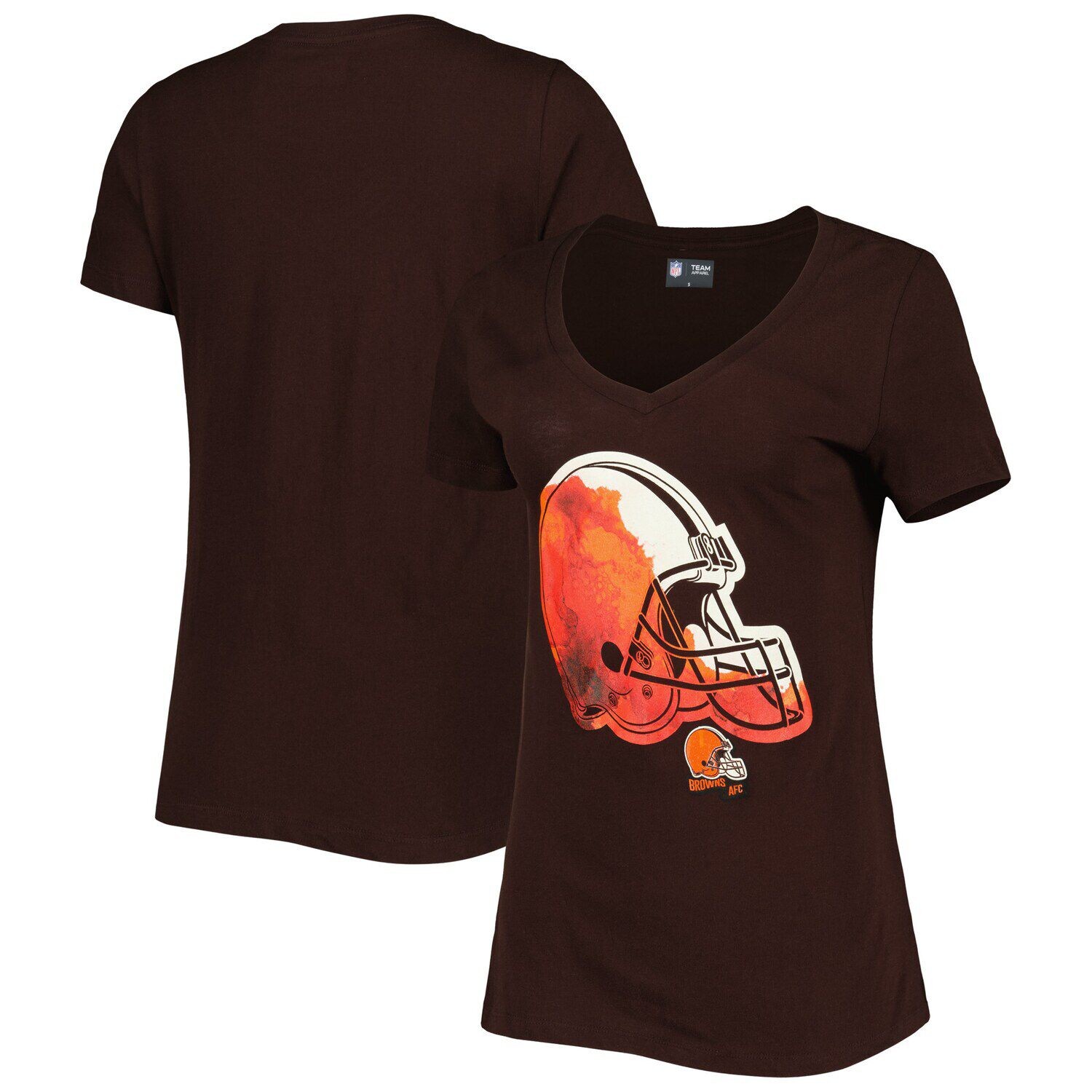 Женская коричневая футболка с v-образным вырезом New Era Cleveland Browns Ink Dye Sideline New Era, Коричневый
Женская коричневая футболка с v-образным вырезом New Era Cleveland Browns Ink Dye Sideline New Era, Коричневый
