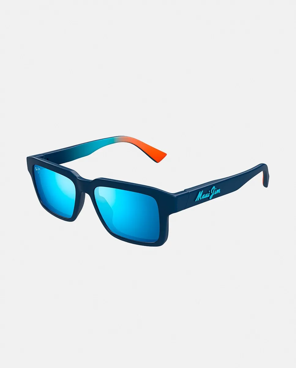 Прямоугольные мужские солнцезащитные очки MAUI JIM, синий 
Прямоугольные мужские солнцезащитные очки MAUI JIM, синий