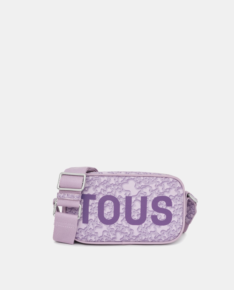 

Маленькая сиреневая сумка через плечо Kaos Mini Evolution с логотипом Tous, сиреневый