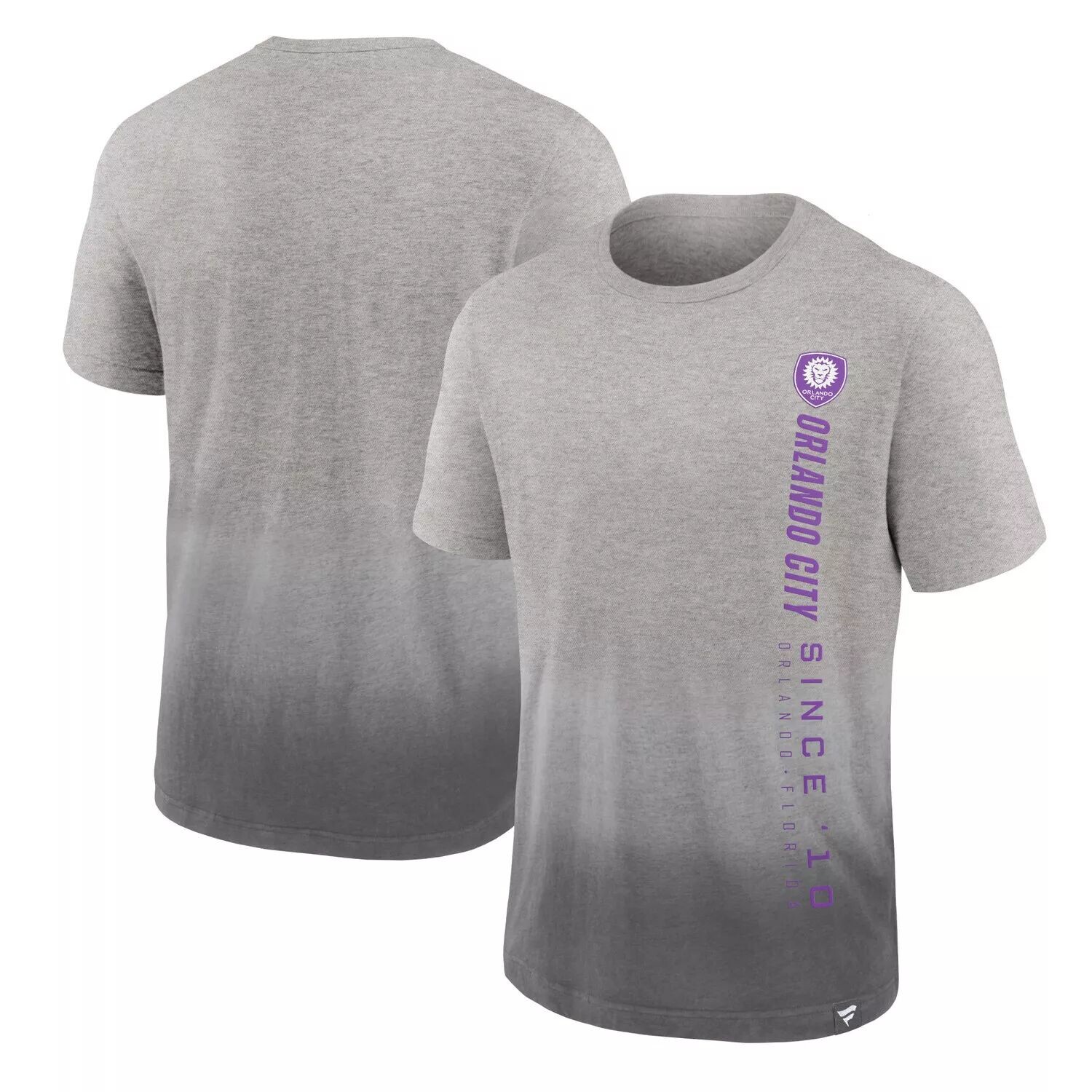 Мужская футболка с логотипом Fanatics серого/белого цвета Orlando City SC Dip-Dye
Мужская футболка с логотипом Fanatics серого/белого цвета Orlando City SC Dip-Dye